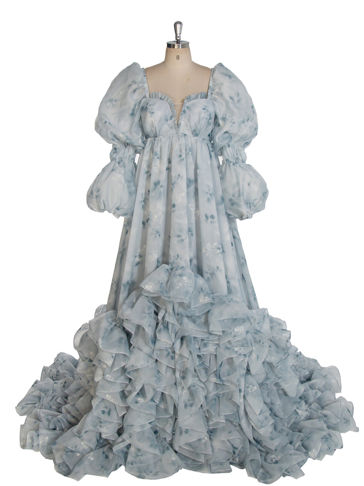 Prinzessin Organza Blumenkleid Damen Korsett Geburtstagskleid Blumenkleid Fotoshooting YW243146 