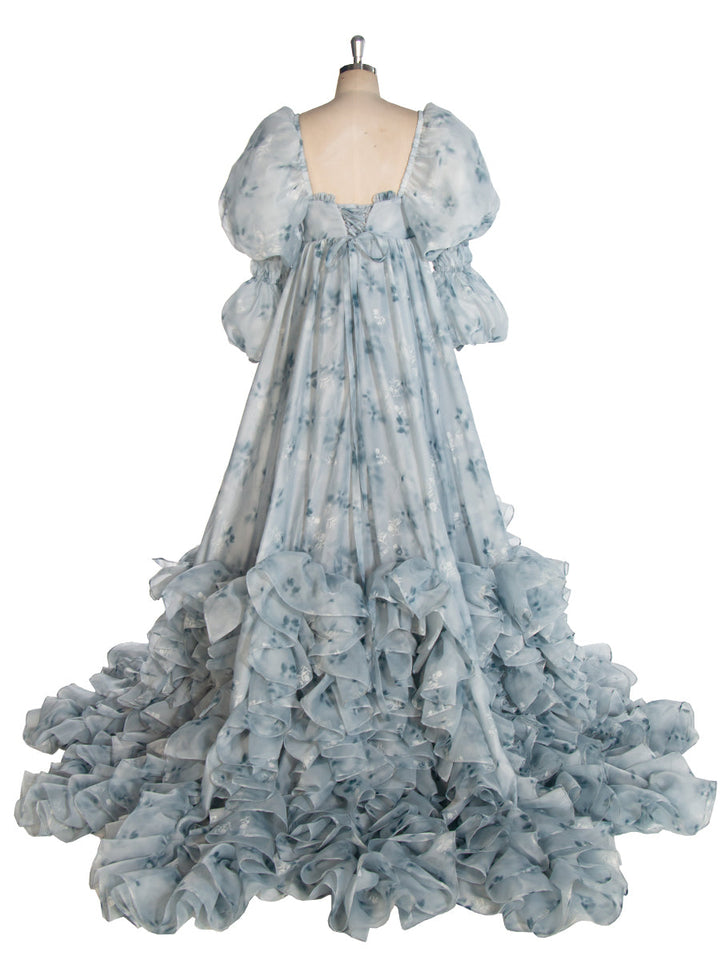 Prinzessin Organza Blumenkleid Damen Korsett Geburtstagskleid Blumenkleid Fotoshooting YW243146 