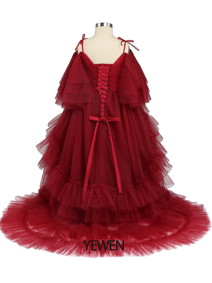 Kleines Blumenmädchenkleid, Kinderparty, Ballkleid, Prinzessin, Hochzeitsfeierkleid für Mädchen, Fotoshooting-Kleid 