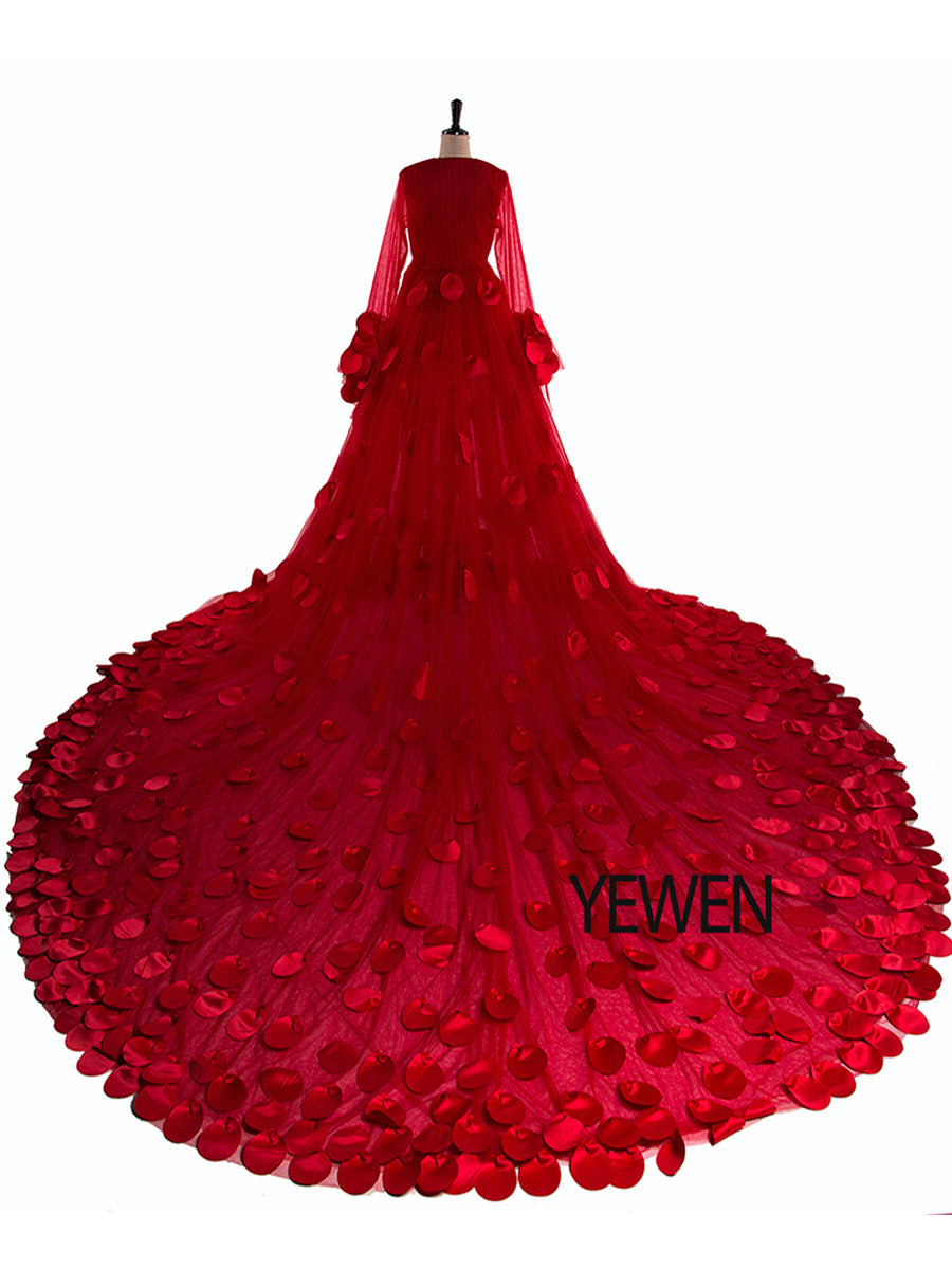 plus size wedding dresses with color
