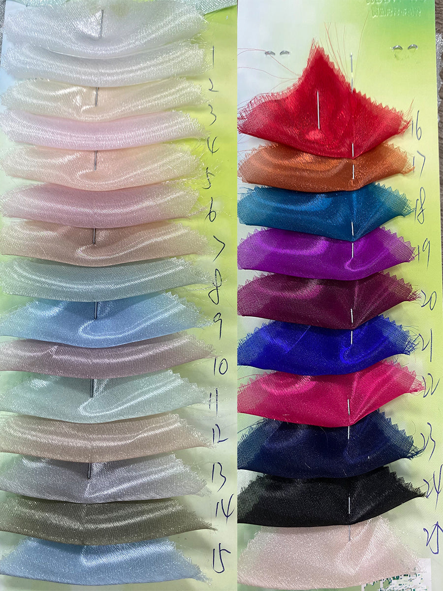 Einfaches Herzausschnitt-Seidenorganza-Langballkleid, Partykleid, Weihnachtskleid, Feiertagskleid, YEWEN YW231131 