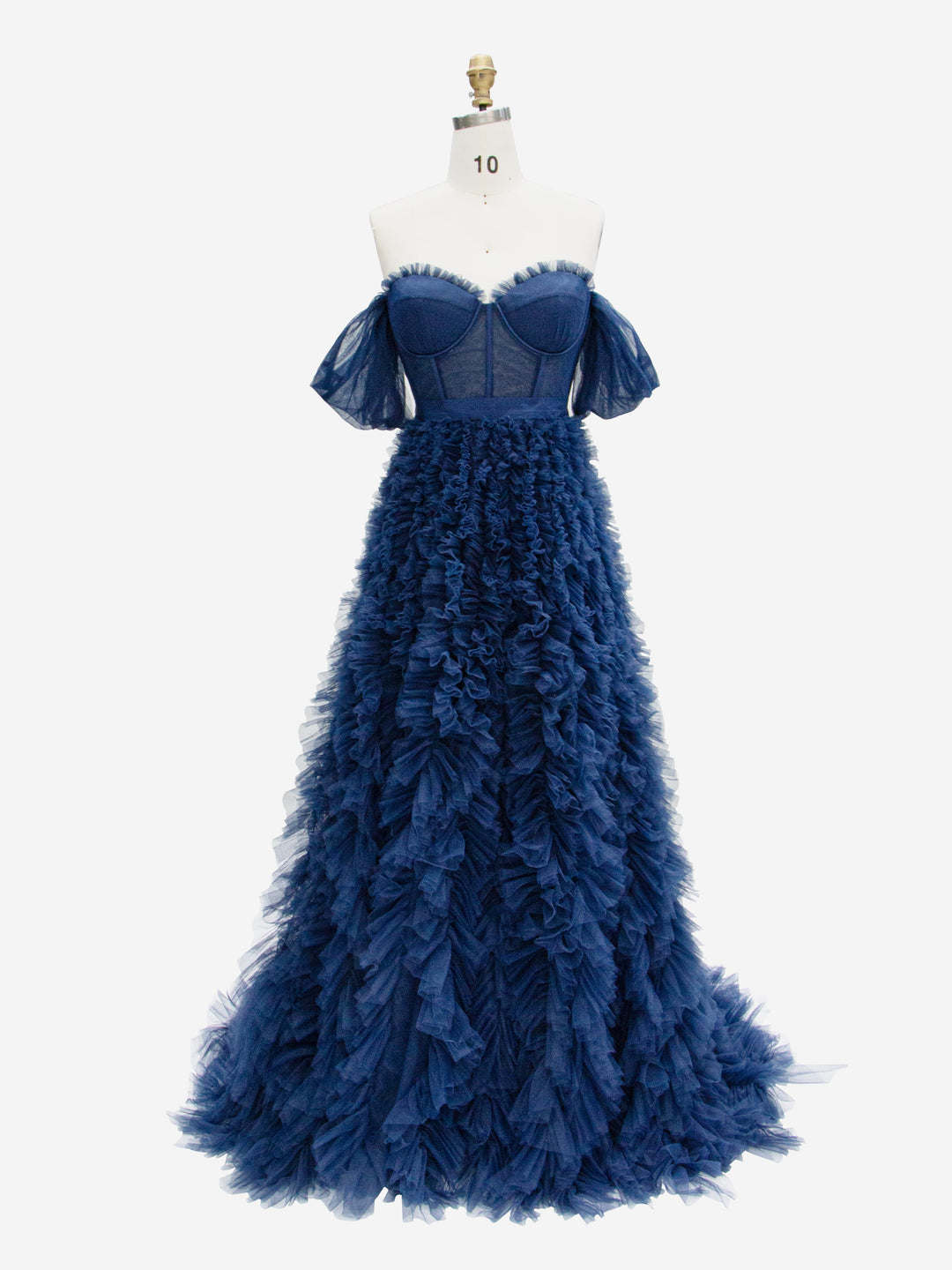 Elegantes Korsett-Top mit Rüschen, Ballkleid, Fotoshooting, Fotografie-Kleid, YW231159 
