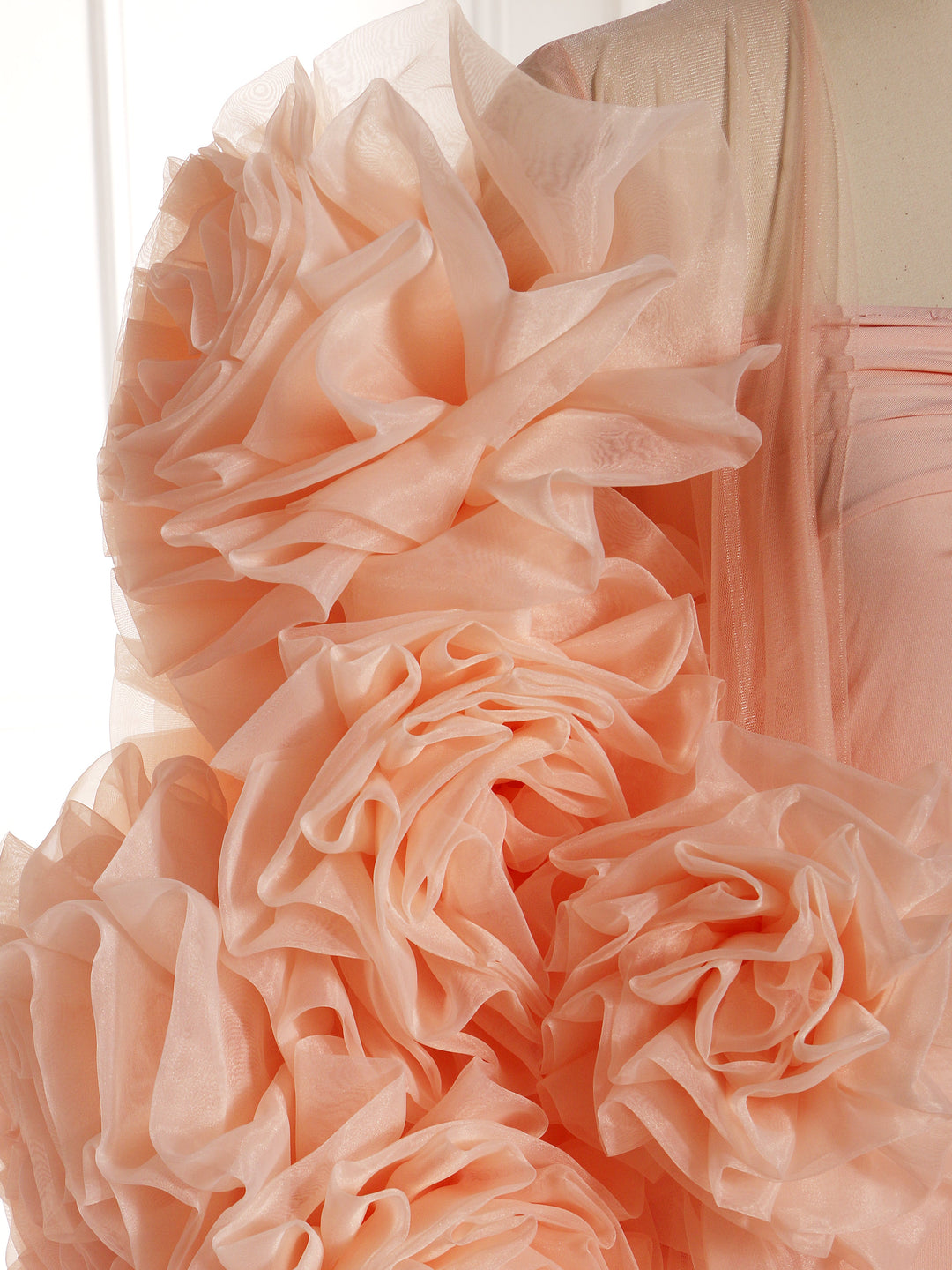 Handmade Flower Cape with Lining, Dress Photo Shoot Outfit