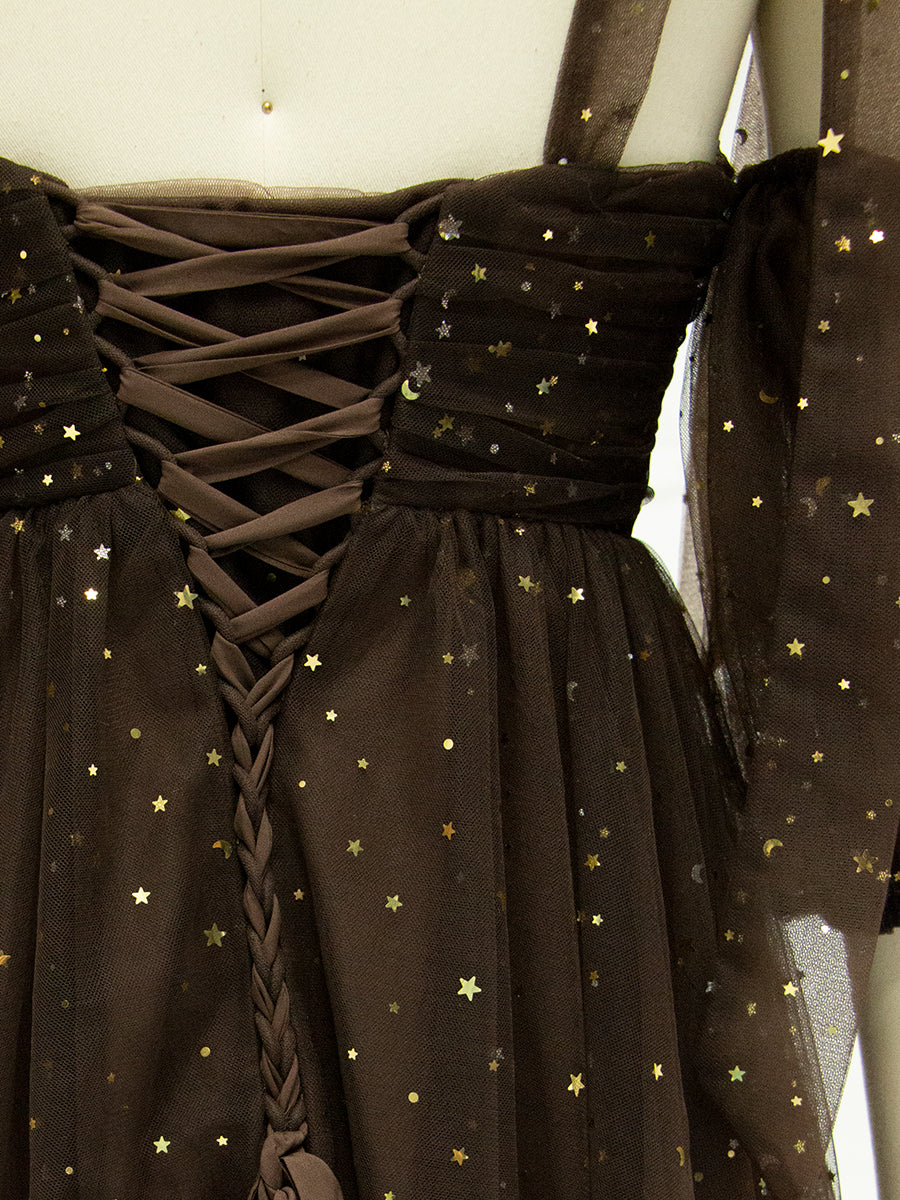 Sparkling Starry ,Tulle Maternity Photo Shoot Dress , Baby Shower Gown
