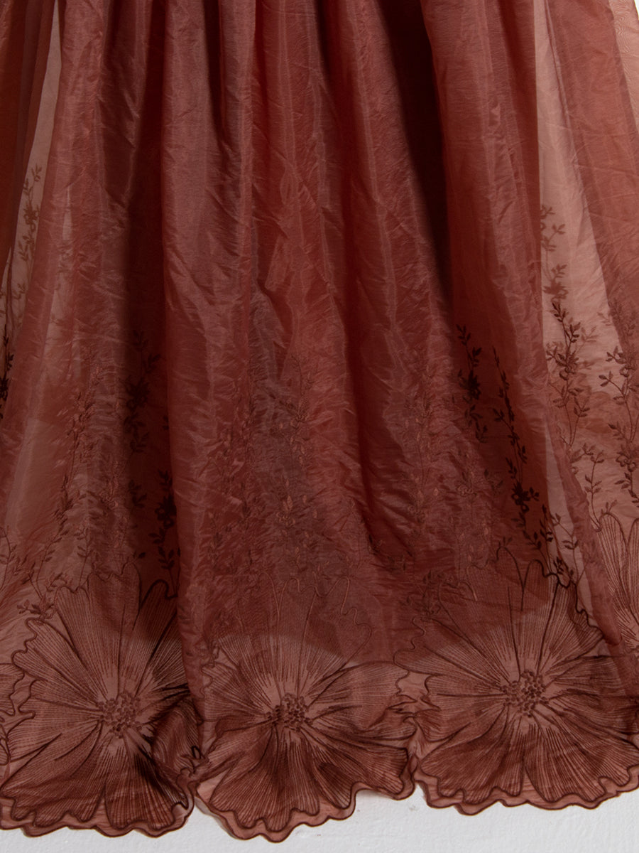 Elegantes schulterfreies Spitzen-Boho-Kleid, Fotoshooting-Kleid, böhmisches Umstandskleid, Babyparty, YW240067