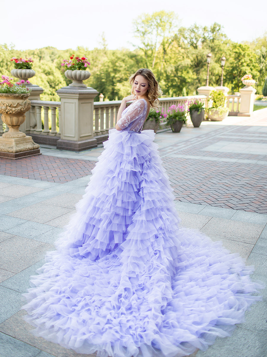 colored wedding dresses
