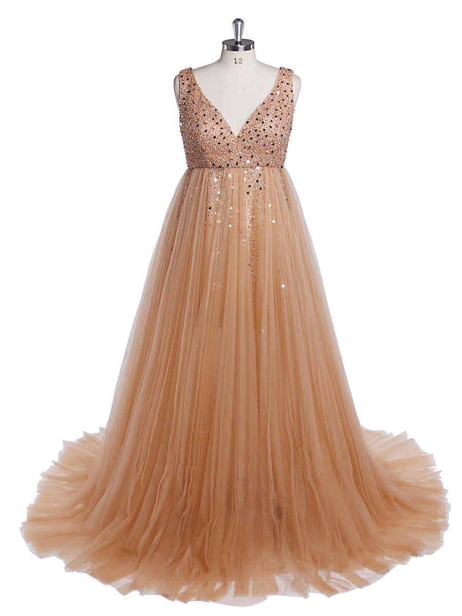 Silbernes Abendkleid aus Tüll mit Perlenbesatz, Umstandskleid für Fotoshootings, Schnürung hinten, Schwangerschaftsfotografie, Robe, Babypartykleid 
