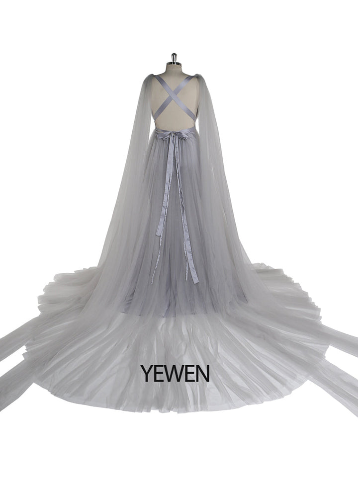 Meerjungfrau Stretch Stoff Umstandsabendkleid Umstandskleid für Fotoshooting Babypartykleid YW220425 