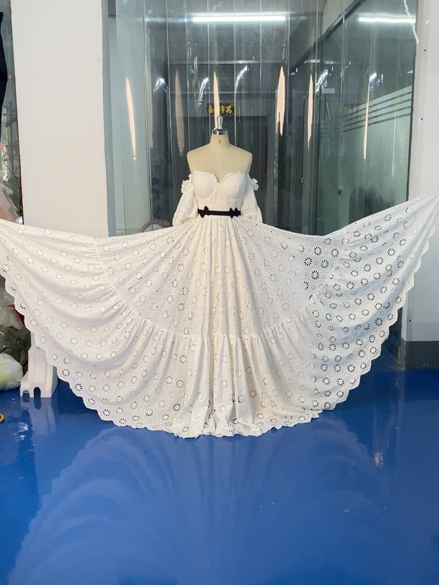 non traditional wedding dresses with color
