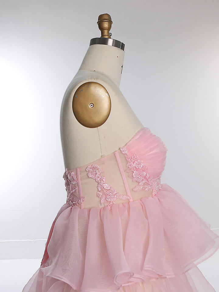 Buntes Umstandskleid für Fotoshooting Hohe Taille Damen Maxikleid Frontschlitz YW221117 