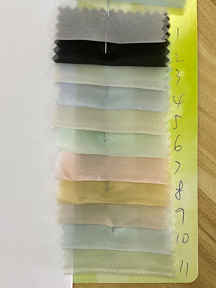 Umstandskleid aus weichem Organza aus Seide für Babyparty, Sommer-Umstandskleid für Fotoshootings, YW240019 