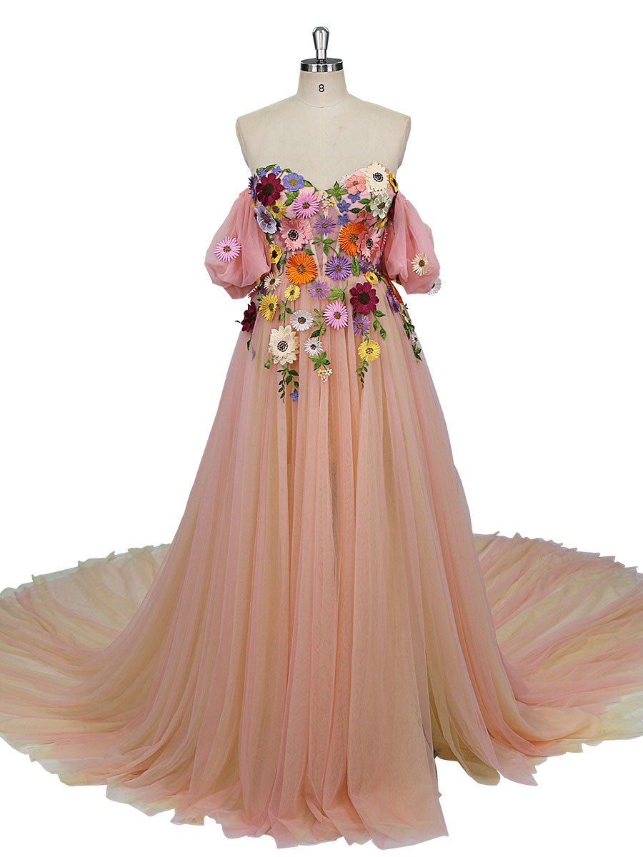 colored wedding dresses
