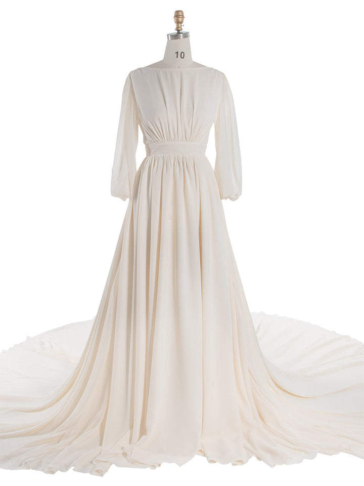 Elegant Long Sleeve Party Dress Backless Cocktail Evening Dress Photography Dress YD211106