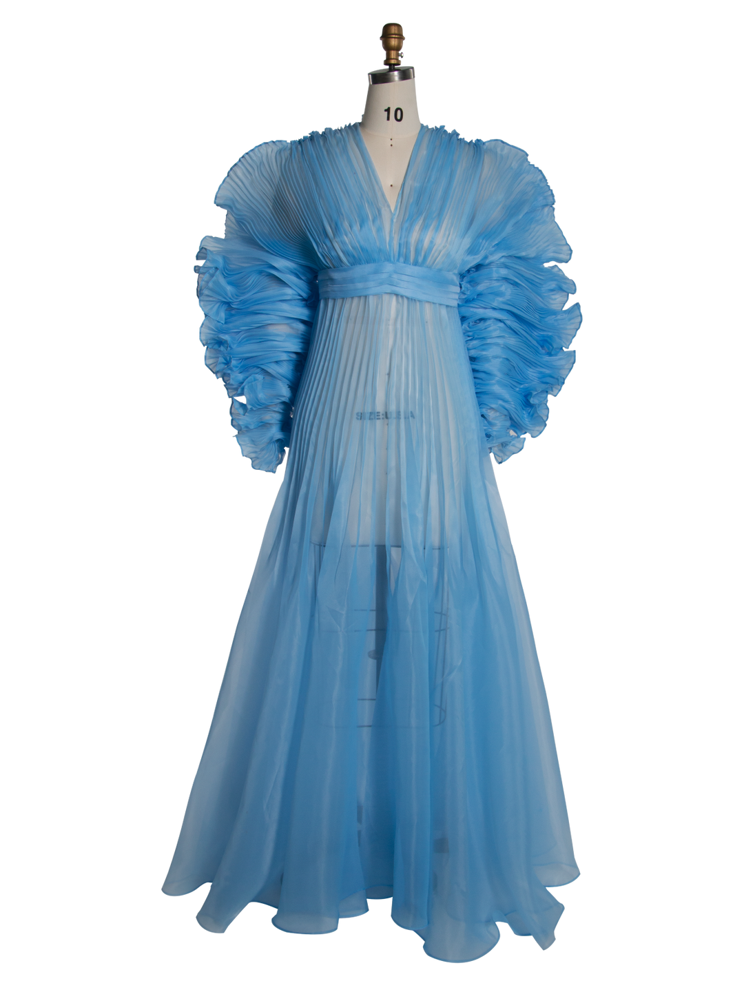 V-Ausschnitt, plissiertes Organza-Umstandskleid für Fotoshootings, langes Kleid für Schwangerschafts-Shootings, Babyparty-Kleider YW243116 
