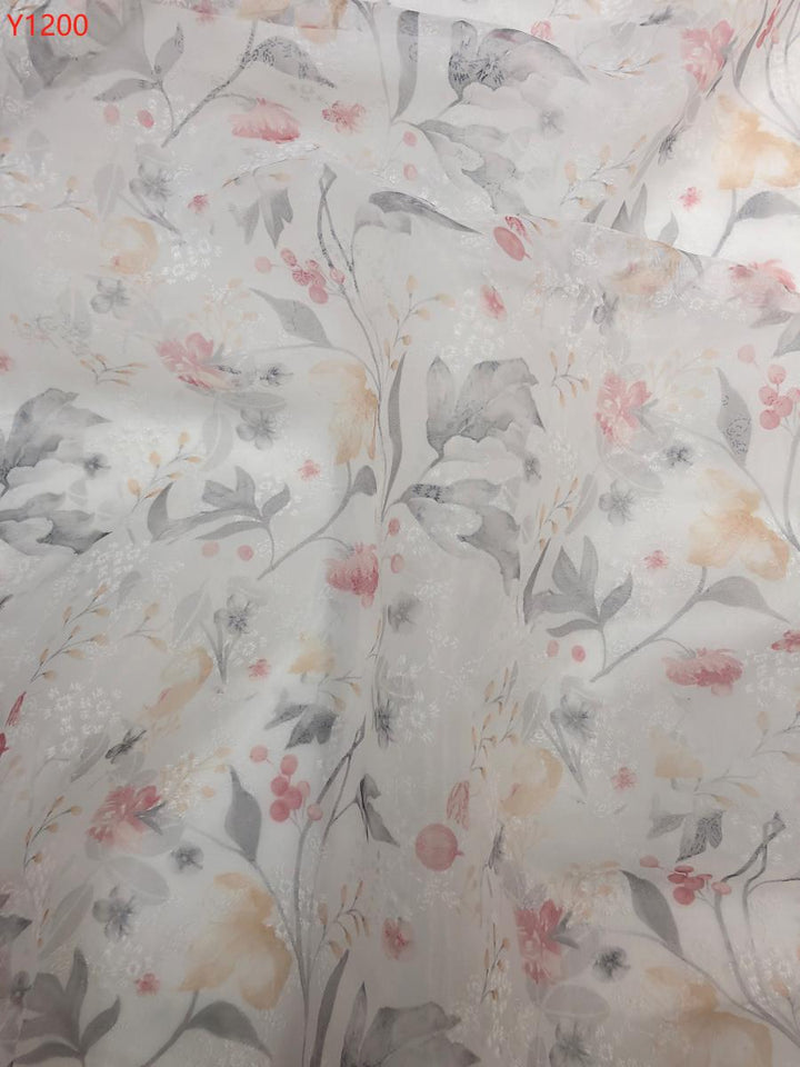 Schulterfreies Brautkleid mit Blumenmuster und Schlitz, langer Schleppe, ausgefallenes Kleid für Fotoshootings 
