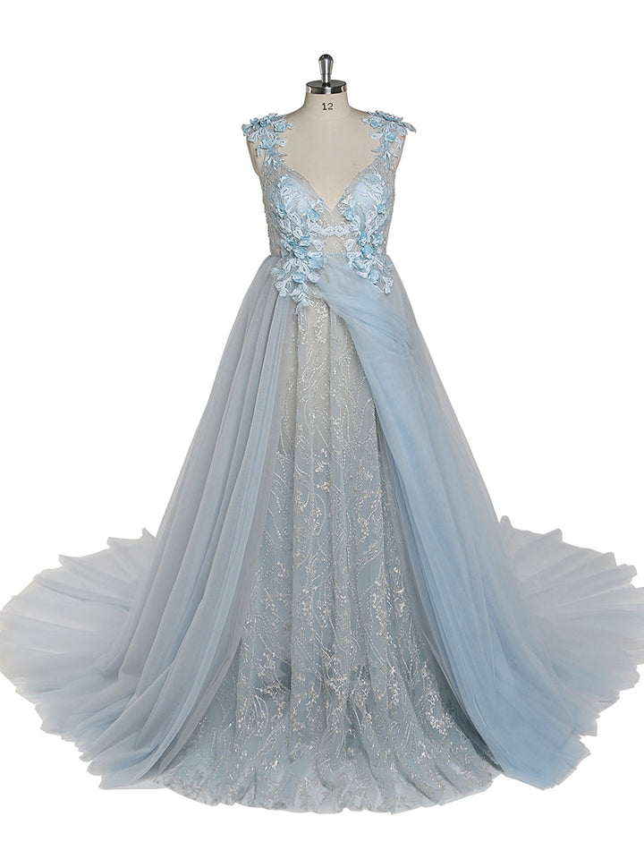 Elegantes Abendkleid mit Spitze und Blumenperlen, Umstandskleid für Fotoshootings, Rückenschnürung, Schwangerschaftsfotografie, Robe, Babypartykleid 