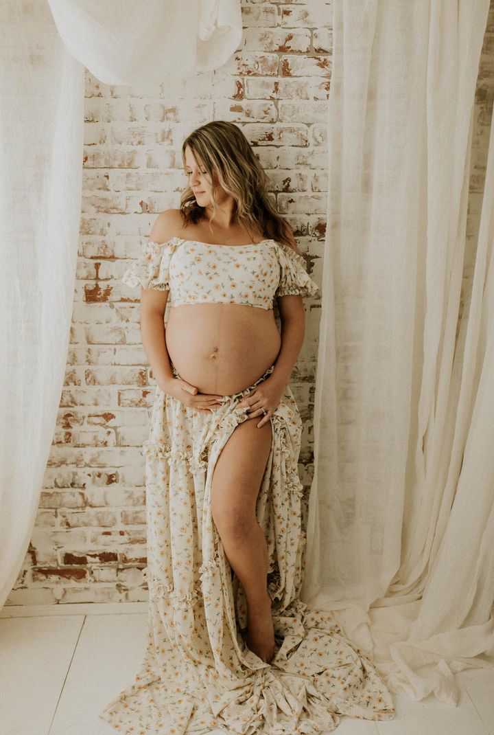 Zweiteiliges Set für Damen, Maxikleid, Taillenanpassung, Fotoshooting-Kleider, Outfits YW231091 