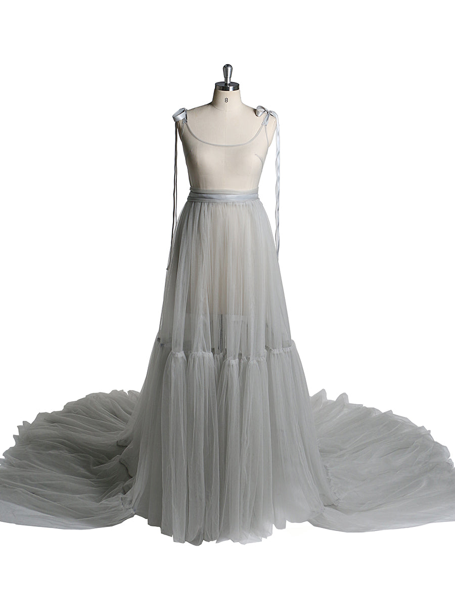 Ärmelloses, sexy Abendkleid mit V-Ausschnitt und Schlitz für Fotoshootings YW2025