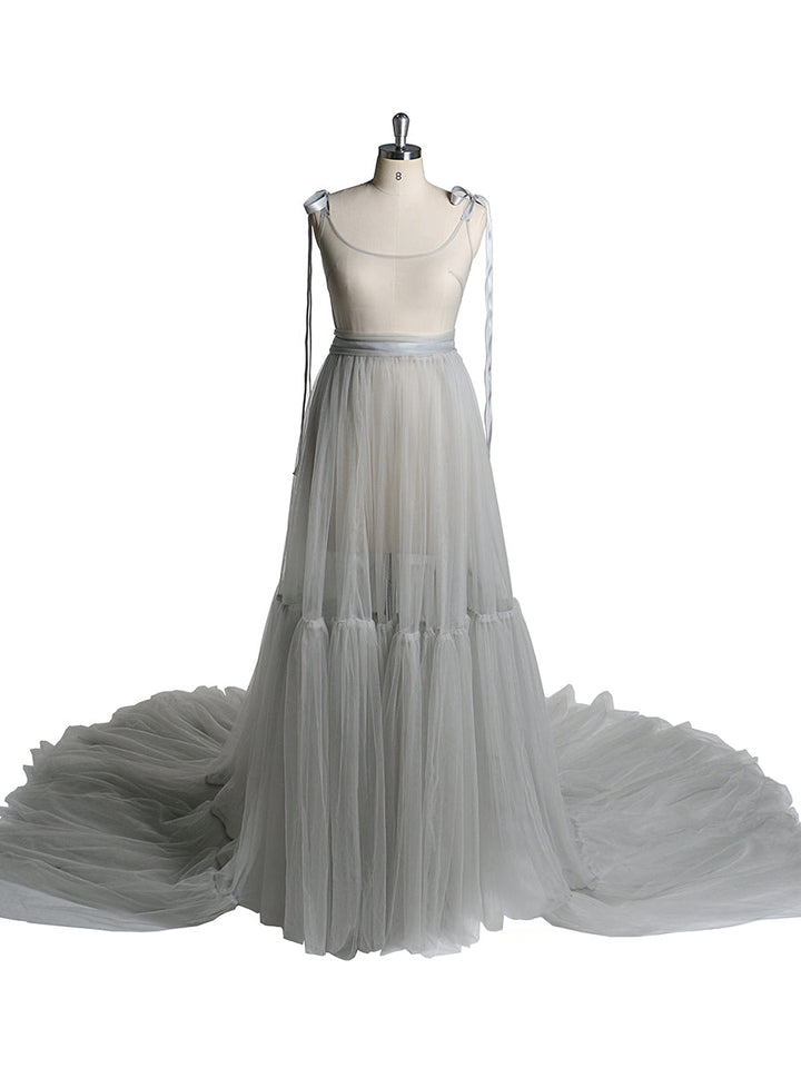Ärmelloses, sexy Abendkleid mit V-Ausschnitt und Schlitz für Fotoshootings YW2025