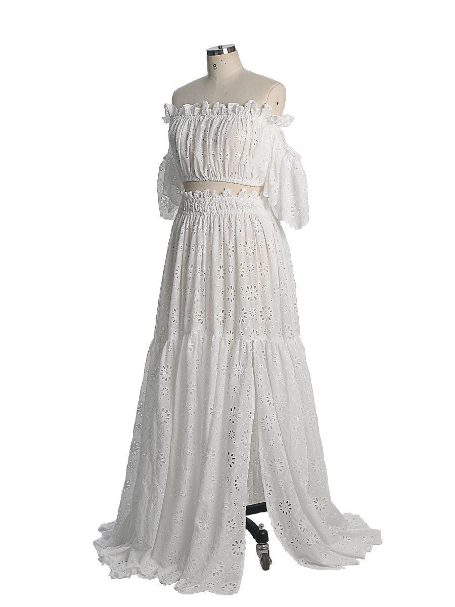 Boho Umstandskleid für Fotoshooting Boho Maxikleid Strandhochzeit YW230308 