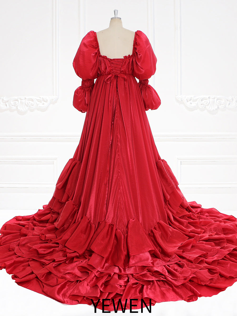 long dress photo shoot