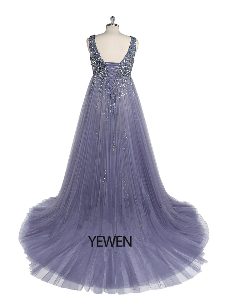 Silbernes Abendkleid aus Tüll mit Perlenbesatz, Umstandskleid für Fotoshootings, Schnürung hinten, Schwangerschaftsfotografie, Robe, Babypartykleid 