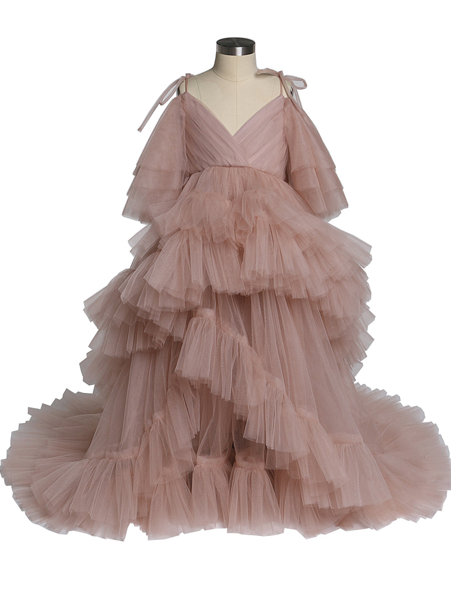 Kleines Blumenmädchenkleid, Kinderparty, Ballkleid, Prinzessin, Hochzeitsfeierkleid für Mädchen, Fotoshooting-Kleid 