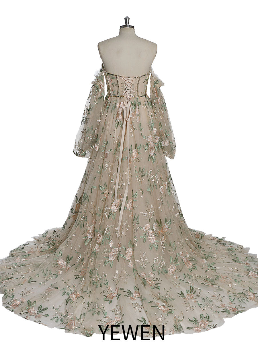wedding dresses colorful

