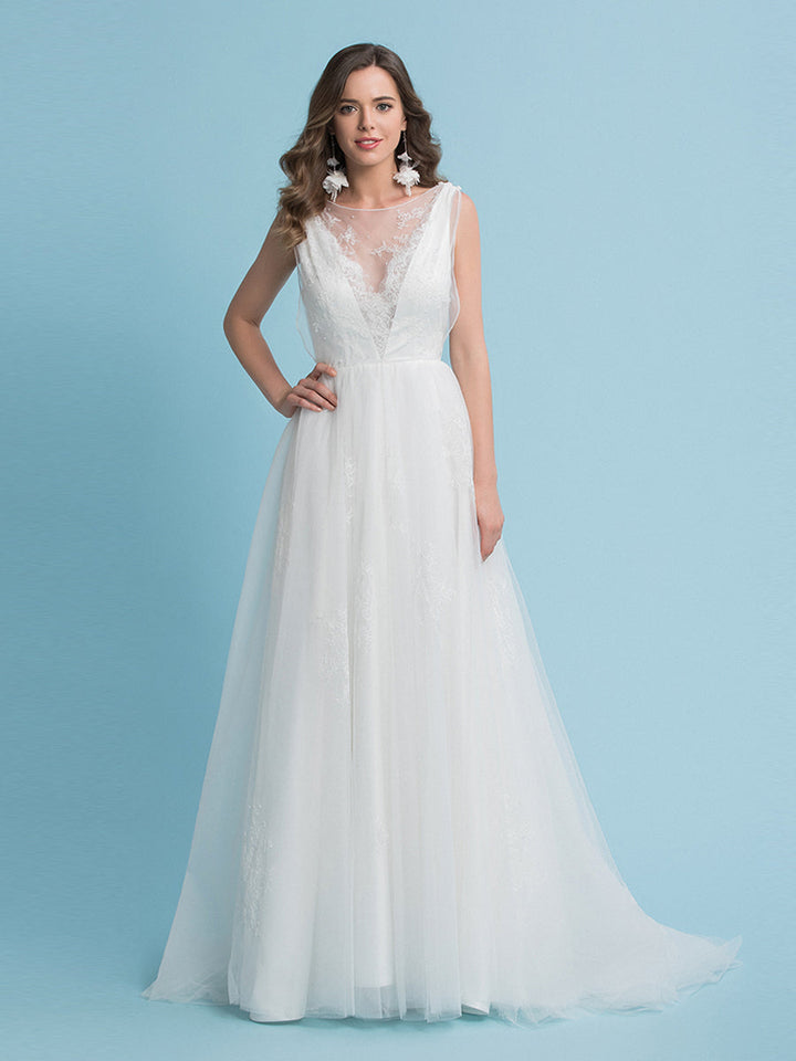 Bohemian Chic Brautkleider für Strand Verlobung Rustikale Hochzeit 