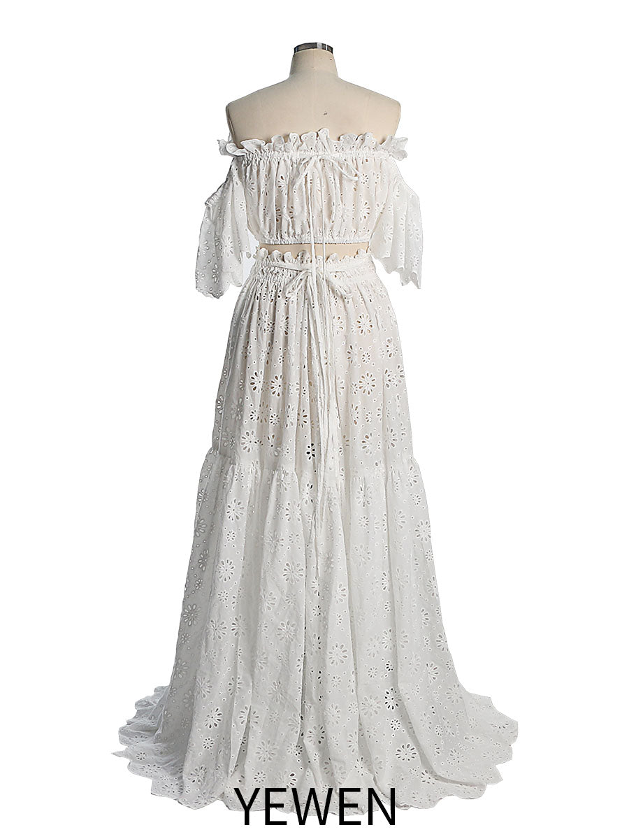 Boho Umstandskleid für Fotoshooting Boho Maxikleid Strandhochzeit YW230308 