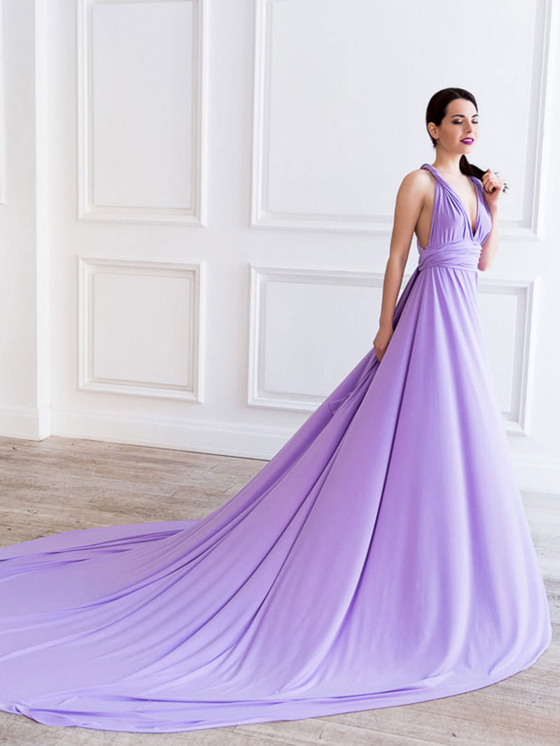 V-Ausschnitt, offener Rücken, A-Linie, langes Abendkleid, elegante Party-Ballkleider, formelle Kleider