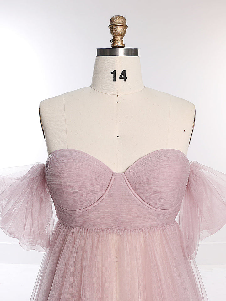 Elegantes Tüll-Fotoshooting-Kleid, Umstandskleid für Fotoshootings, YW231018 