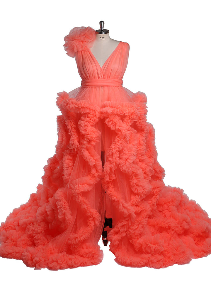 green color wedding dress