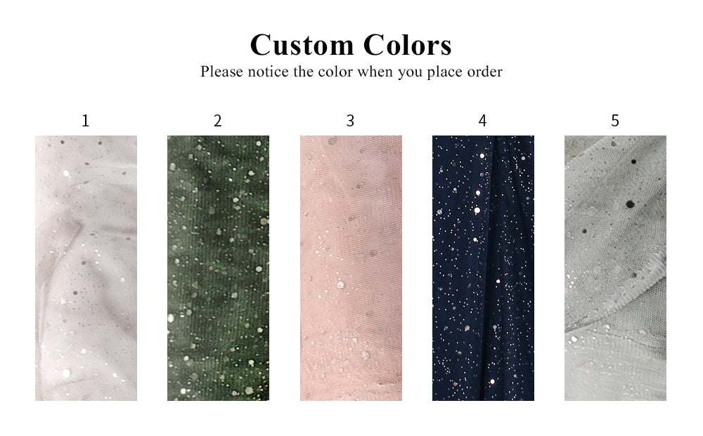 Glitzerndes Tüllkleid mit Sternenhimmel-Fotografie-Kleid, modisches Glitzer-Mesh-Designer-Ballkleid, lang, YEWEN YW010 