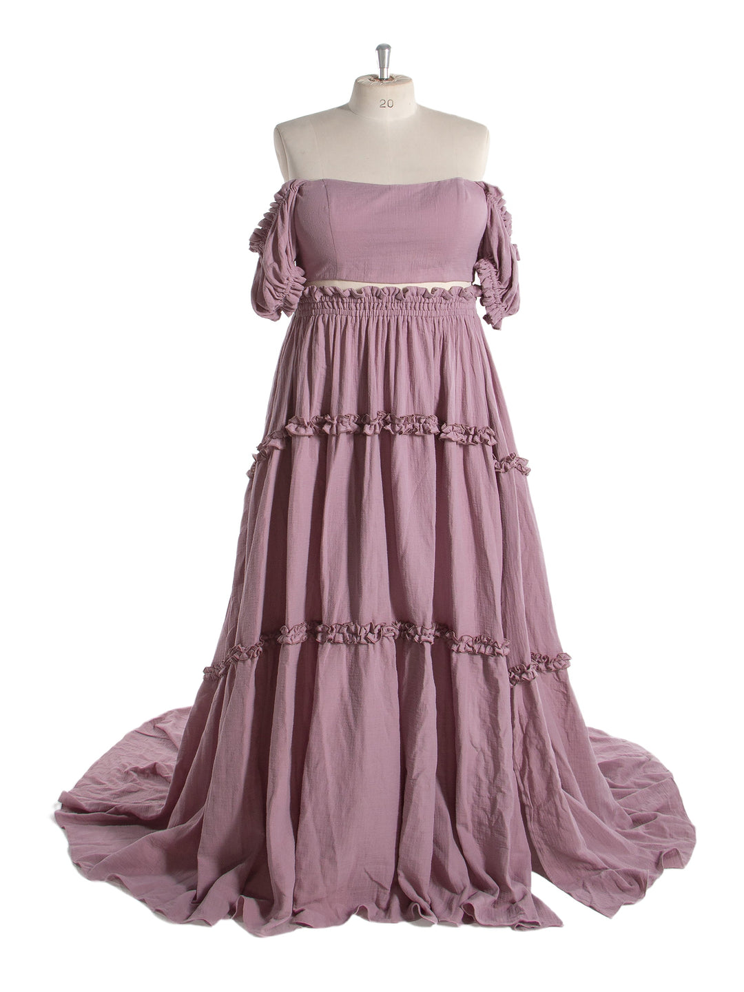 2-teiliges Set Boho-Strandkleid-Outfit für Fotoshootings, Fotografie-Requisiten, Kleid YW231091 
