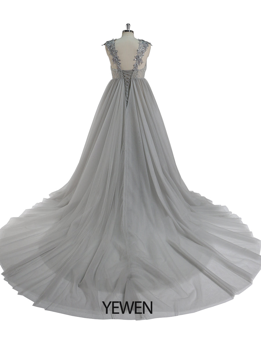 Elegantes Abendkleid mit Spitze und Blumenperlen, Umstandskleid für Fotoshootings, Rückenschnürung, Schwangerschaftsfotografie, Robe, Babypartykleid 