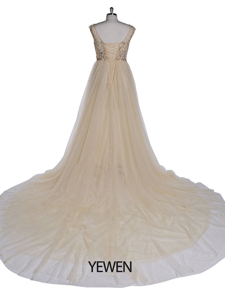 Perlenbesetztes Umstandskleid mit V-Ausschnitt für Fotoshootings, elegantes ärmelloses Maxikleid, Fotografie-Kleid 